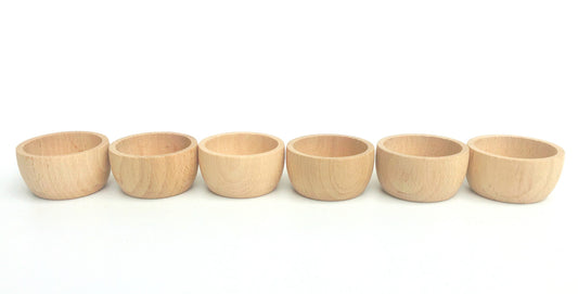 Grapat Wood Natural Bowls 6 pcs