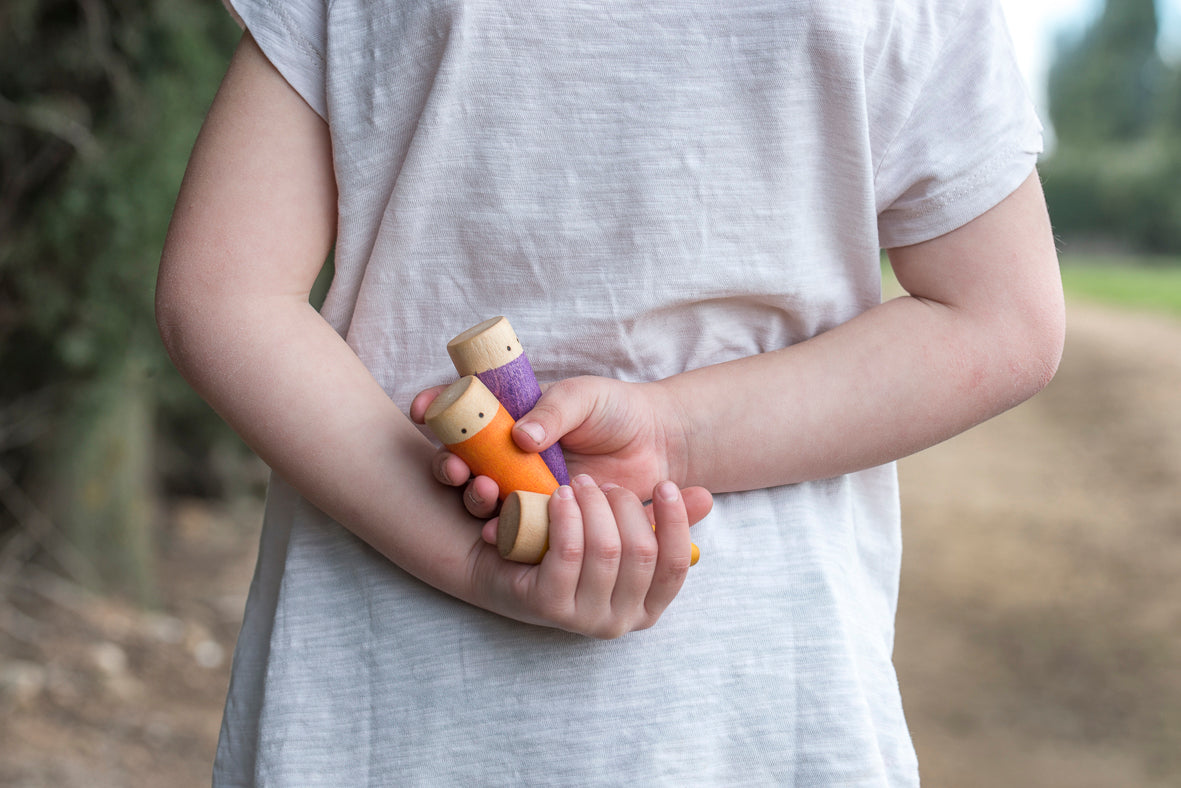 Grapat Wood Coloured Stick Gnomes 18 pcs