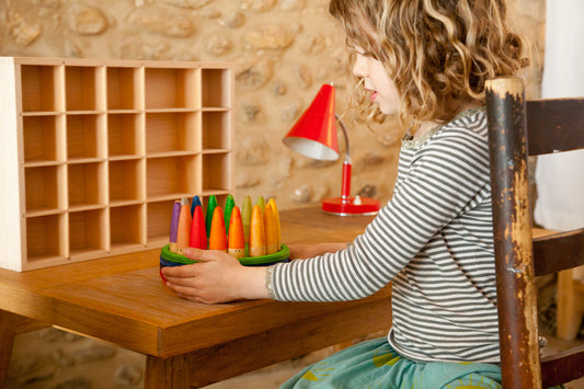 Grapat Wood Coloured Stick Gnomes 18 pcs