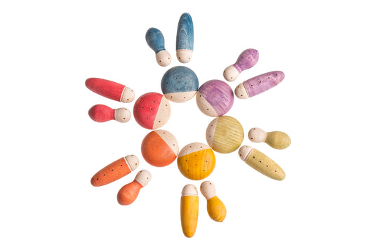 Grapat Wood Insects 18 pcs