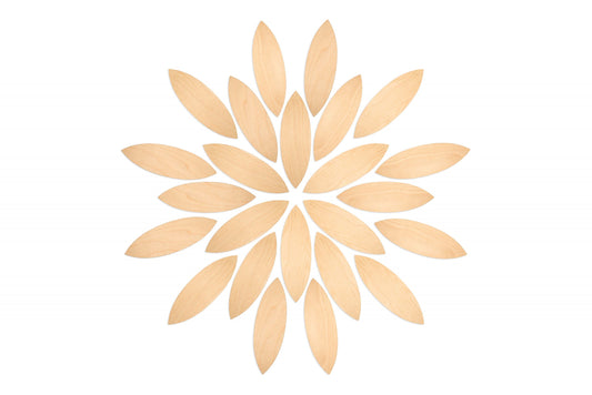 Grapat Wood Petals Platform 24pcs | Special Order