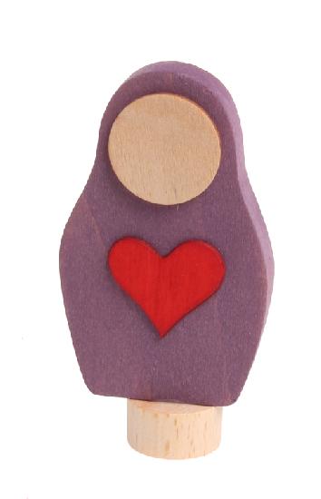 Grimm's Deco Matryoshka, Red Heart