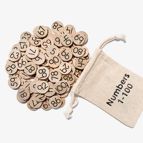 1-100 Counting Discs | Mini 1"