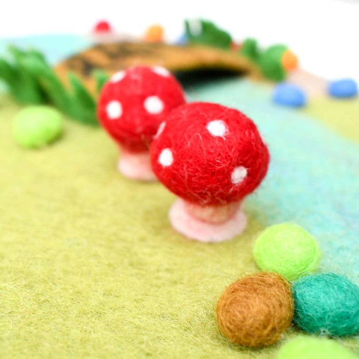 Fairy River and Bridge Play Mat Playscape