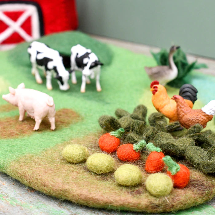 Small Farm Felt Play Mat Playscape