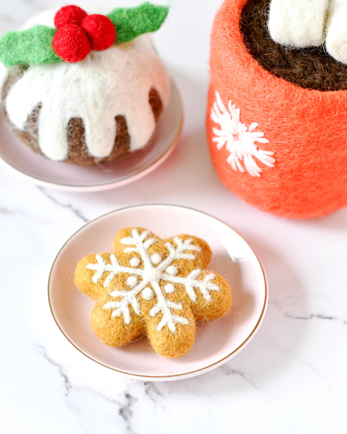 *PRESALE* Felt Snowflake Cookie