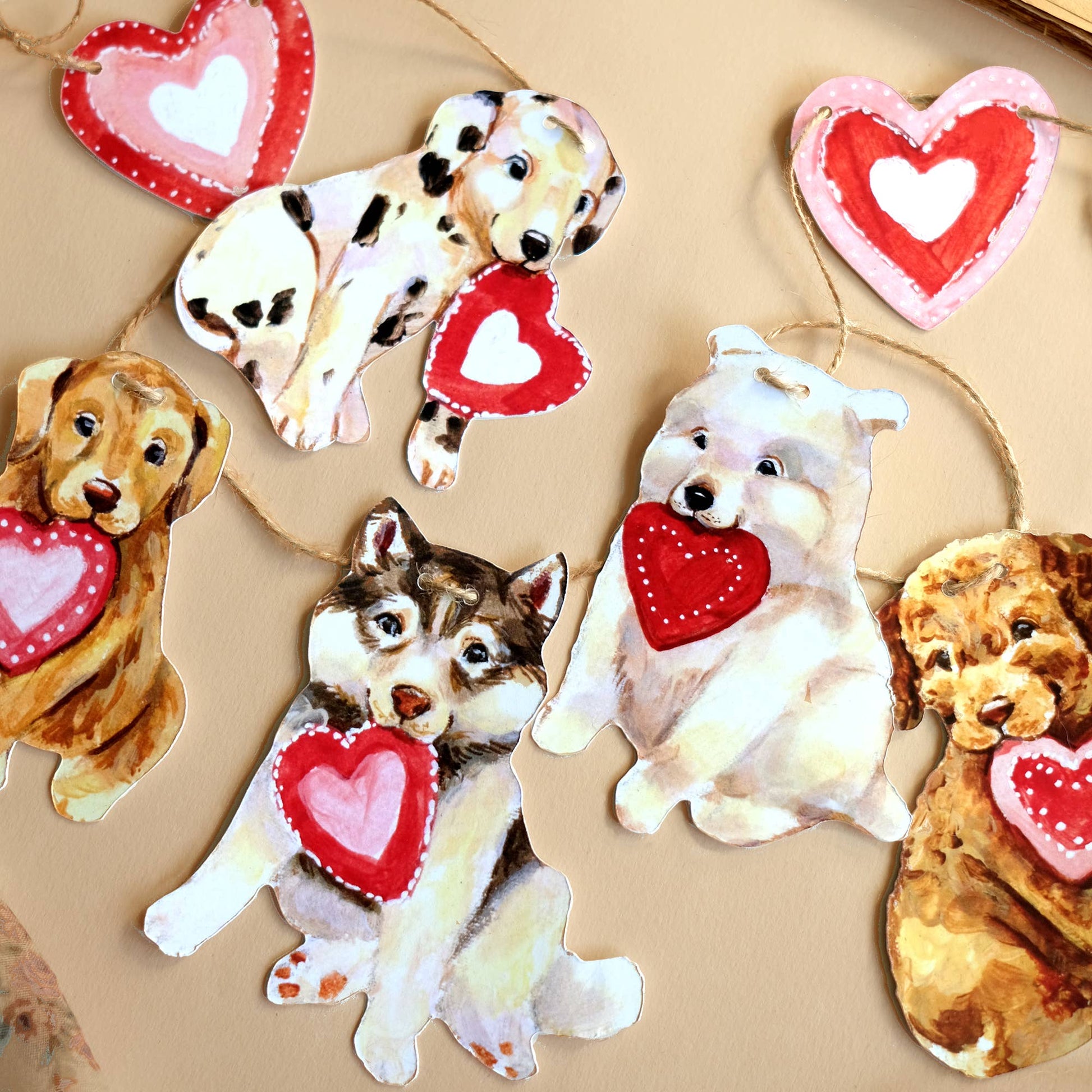 Dogs Paper Garland | DIY Garland Kit