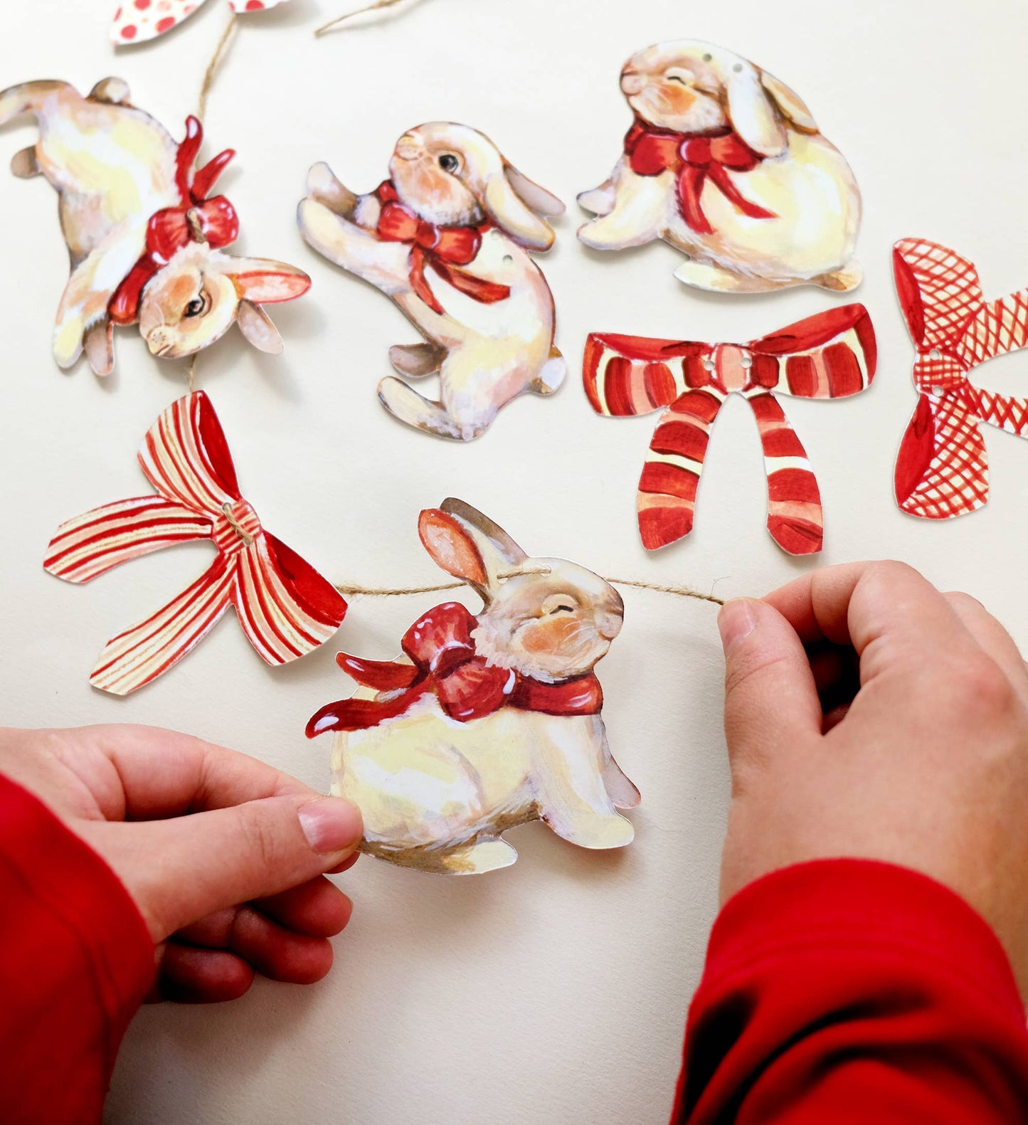 Rabbits Paper Garland | DIY Garland Kit