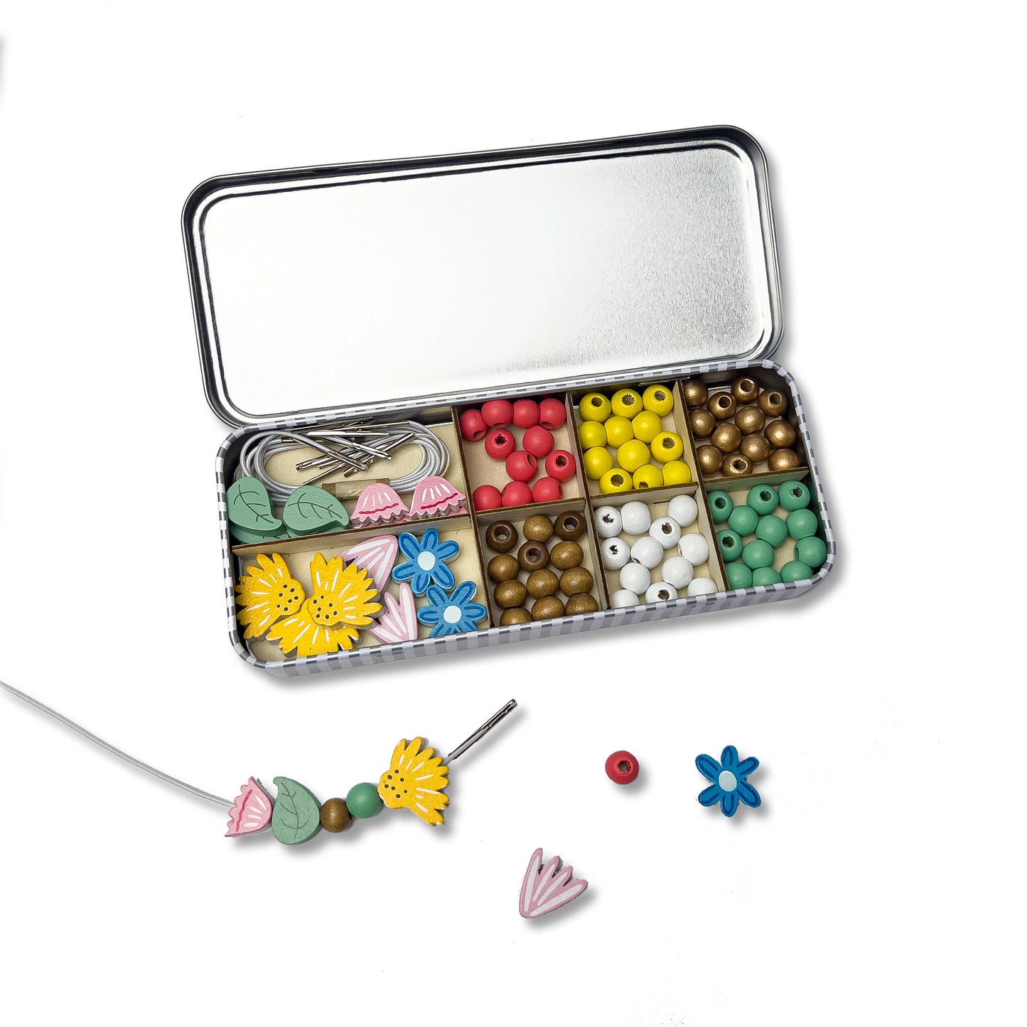 Wildflower Bracelet Bead Kit (Makes 5 Bracelets)