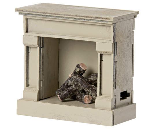 Maileg Fireplace - Off white