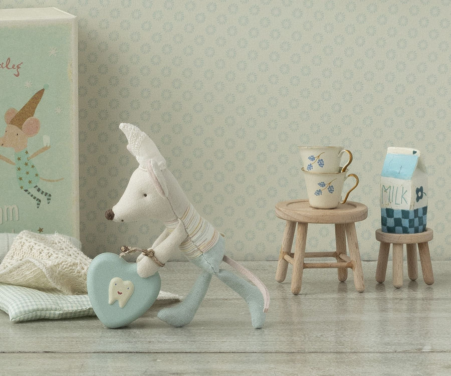 Maileg Table and stool set, Mouse