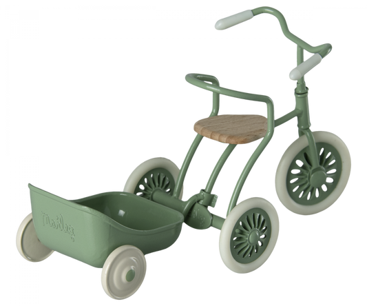 Maileg Tricycle hanger, Mouse - Green