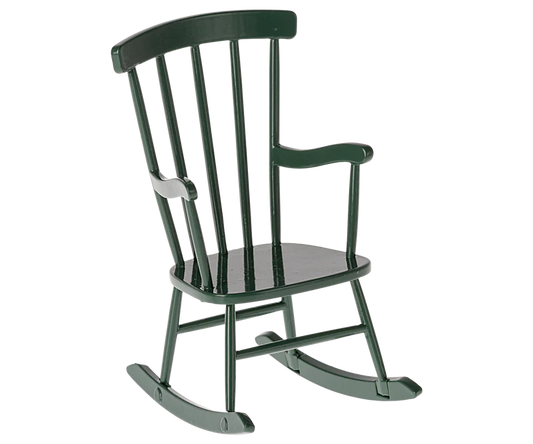 Maileg Rocking chair, Mouse - Dark green