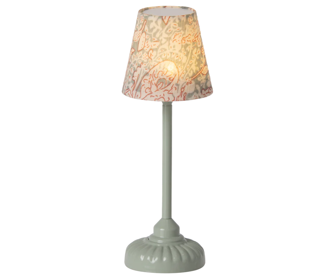 Maileg Vintage floor lamp, Mouse - Mint