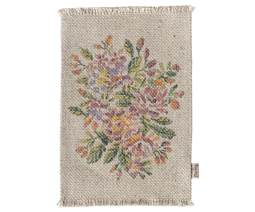 Maileg Rug, Miniature, Medium - Flowers