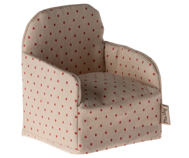 Maileg Chair, Mouse - Dot