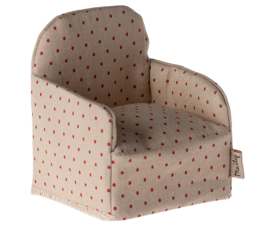 Maileg Chair, Mouse - Dot