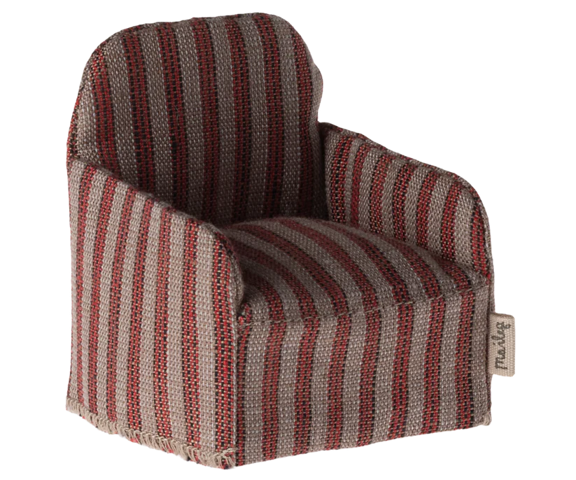 Maileg Chair, Mouse - Stripe