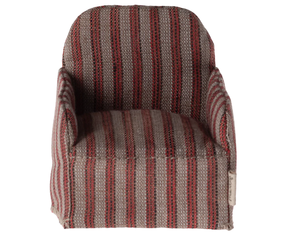 Maileg Chair, Mouse - Stripe