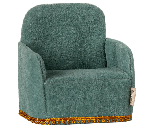 Maileg Folding chair, Mouse - Mint