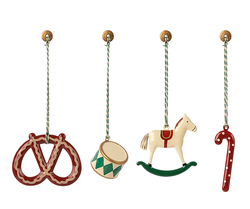 Maileg Metal ornament set - Peter`s Christmas