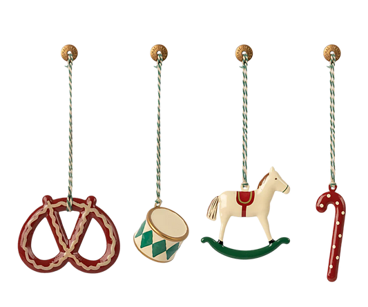 Maileg Metal ornament set - Peter`s Christmas