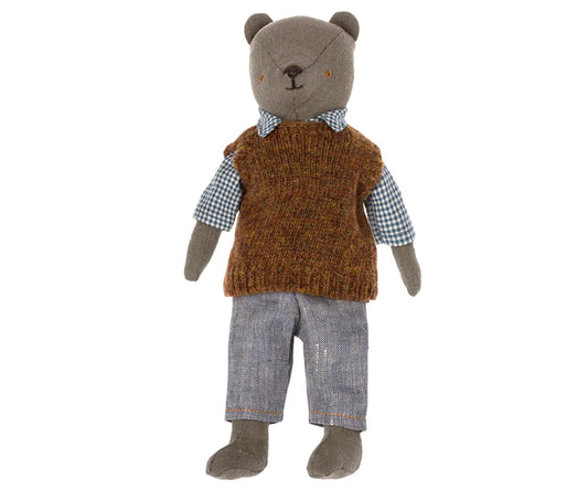 Maileg Shirt, slipover and pants, Teddy dad