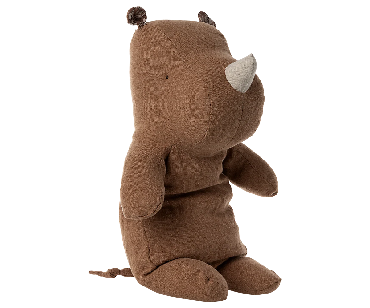 Maileg Rhino, Medium - Chocolate
