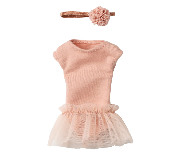 *SPECIAL ORDER* Maileg Ballet suit and skirt rose, Size 1 (Bunny Size)