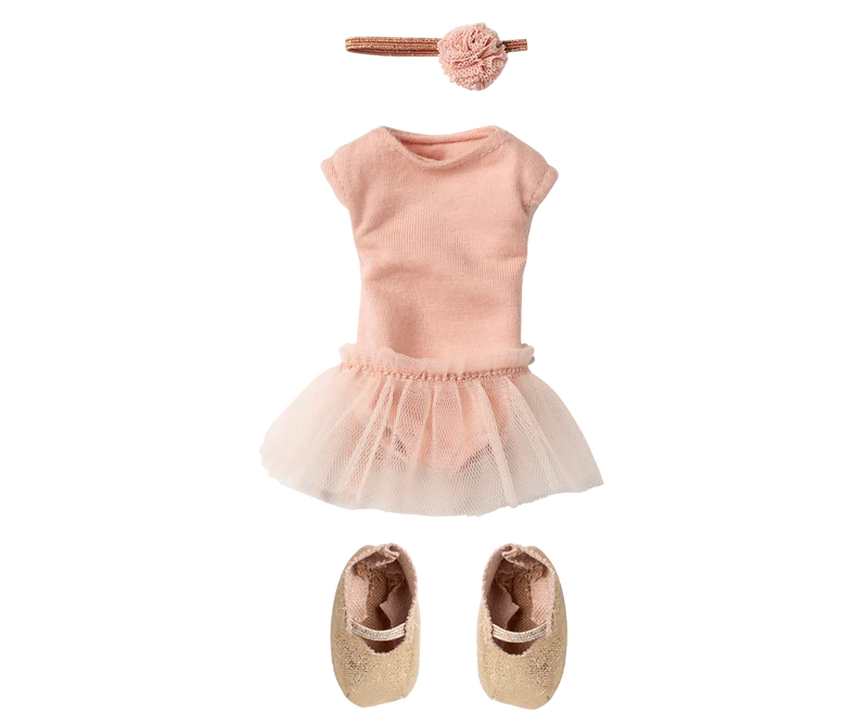 *SPECIAL ORDER* Maileg Ballet suit and skirt rose, Size 2 (Bunny Size)