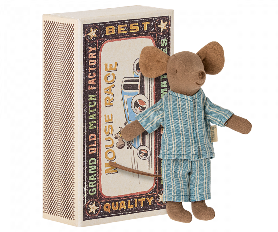 Maileg Big brother mouse in matchbox