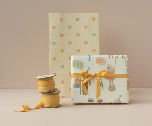 Maileg Ribbon, W: 13 mm x L: 10 m - Yellow