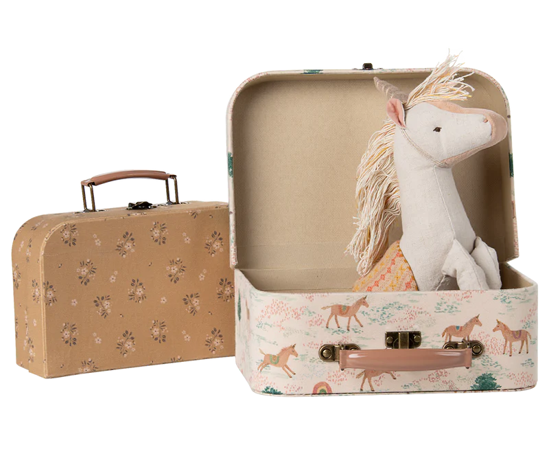 *PRESALE* Maileg Suitcase set, 2 pcs - Unicorn
