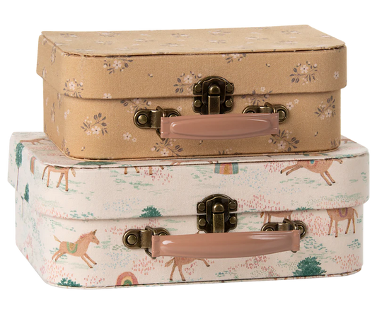 *PRESALE* Maileg Suitcase set, 2 pcs - Unicorn