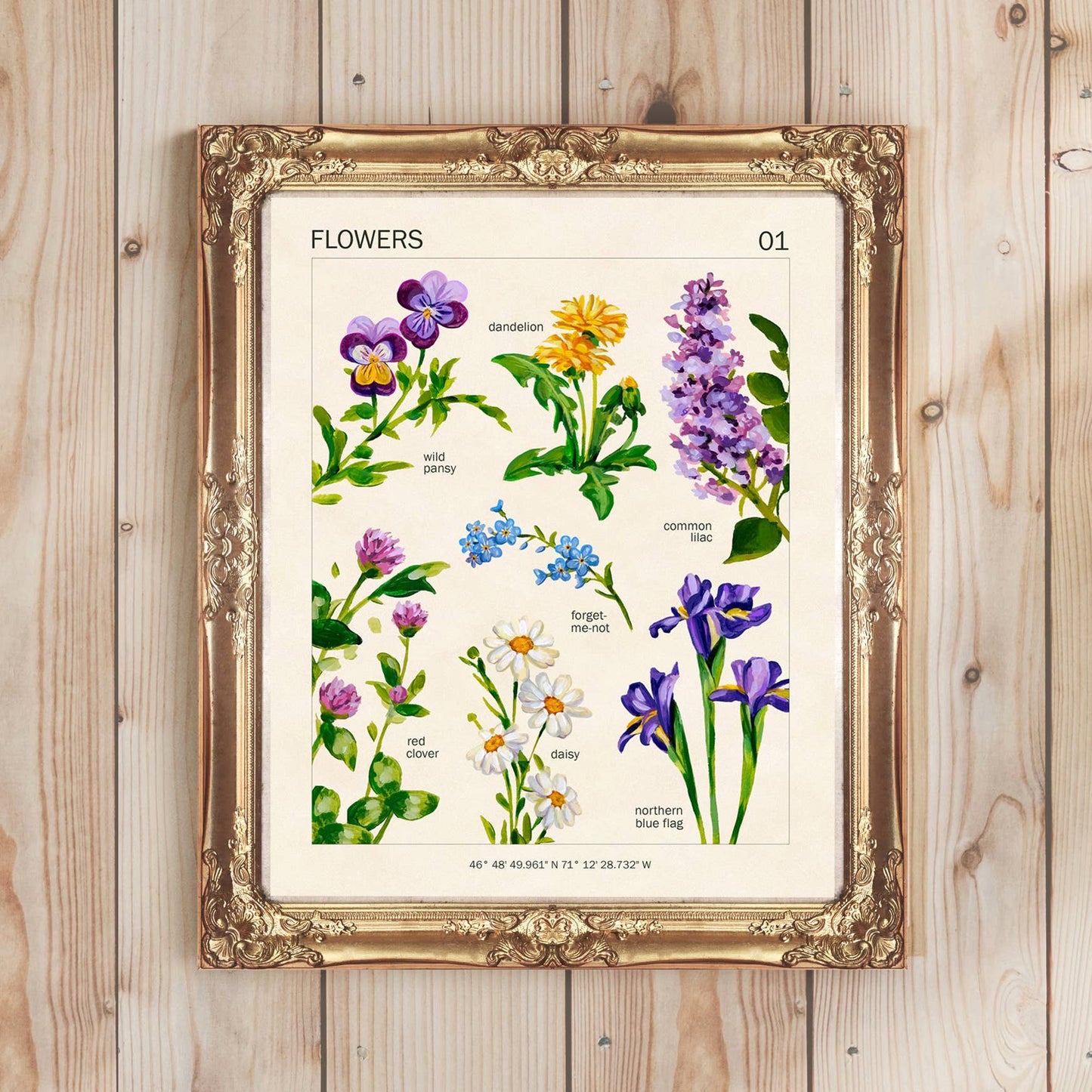 Wildflowers Art Print | 8x10''
