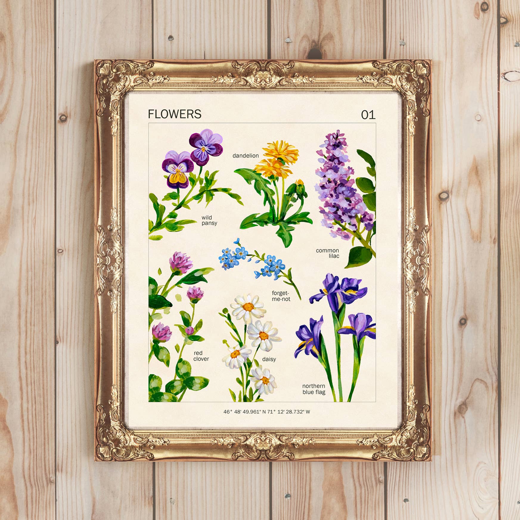 Wildflowers Art Print | 8x10''