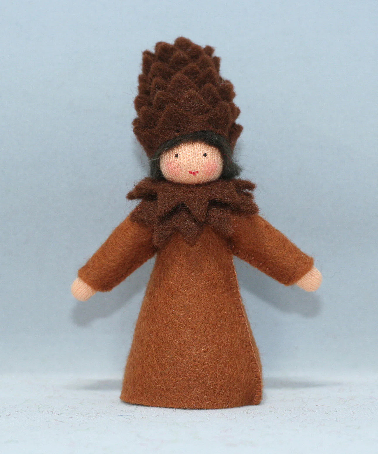 Ambrosius Pine Cone Fairy | 3.5" Miniature Standing Doll