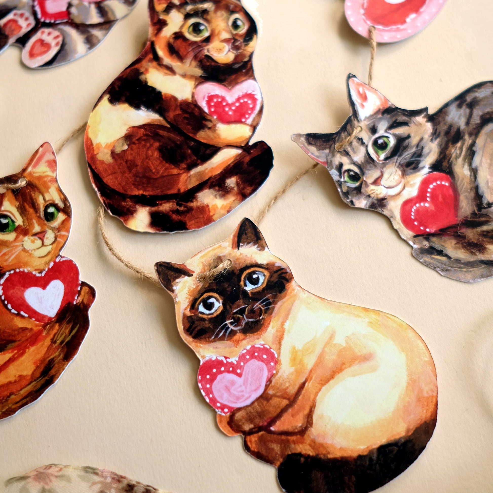 Cats Paper Garland | DIY Garland Kit