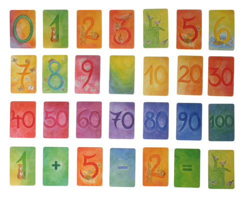 Grimm's Learning - Cards, Numbers 48pcs