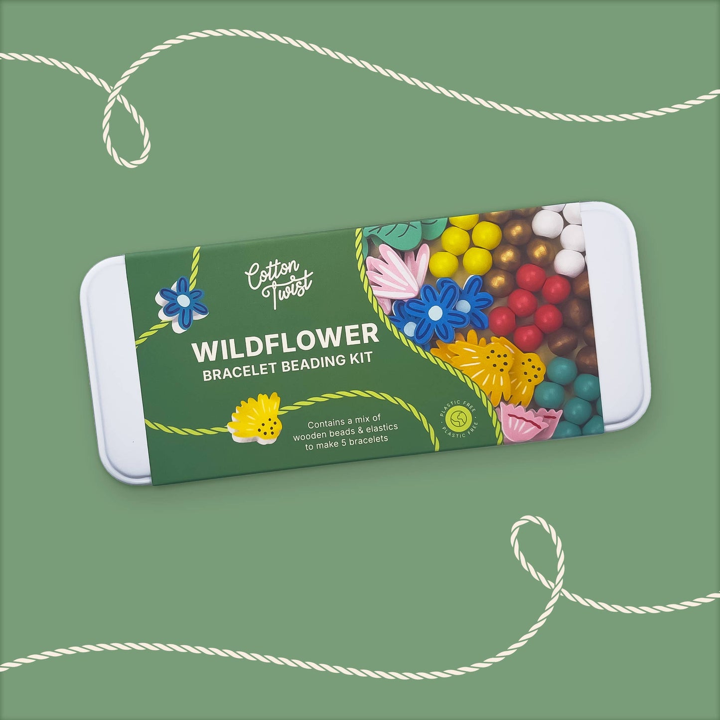 Wildflower Bracelet Bead Kit (Makes 5 Bracelets)