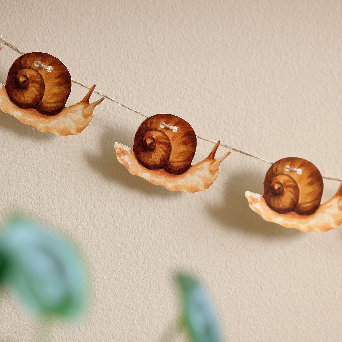 Snails Garland | DIY Paper Garland Kit