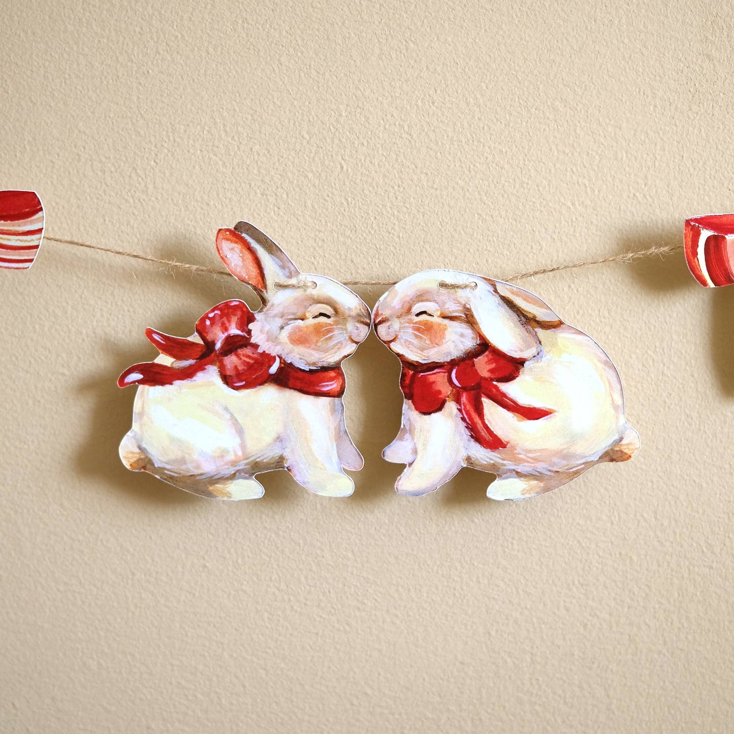 Rabbits Paper Garland | DIY Garland Kit