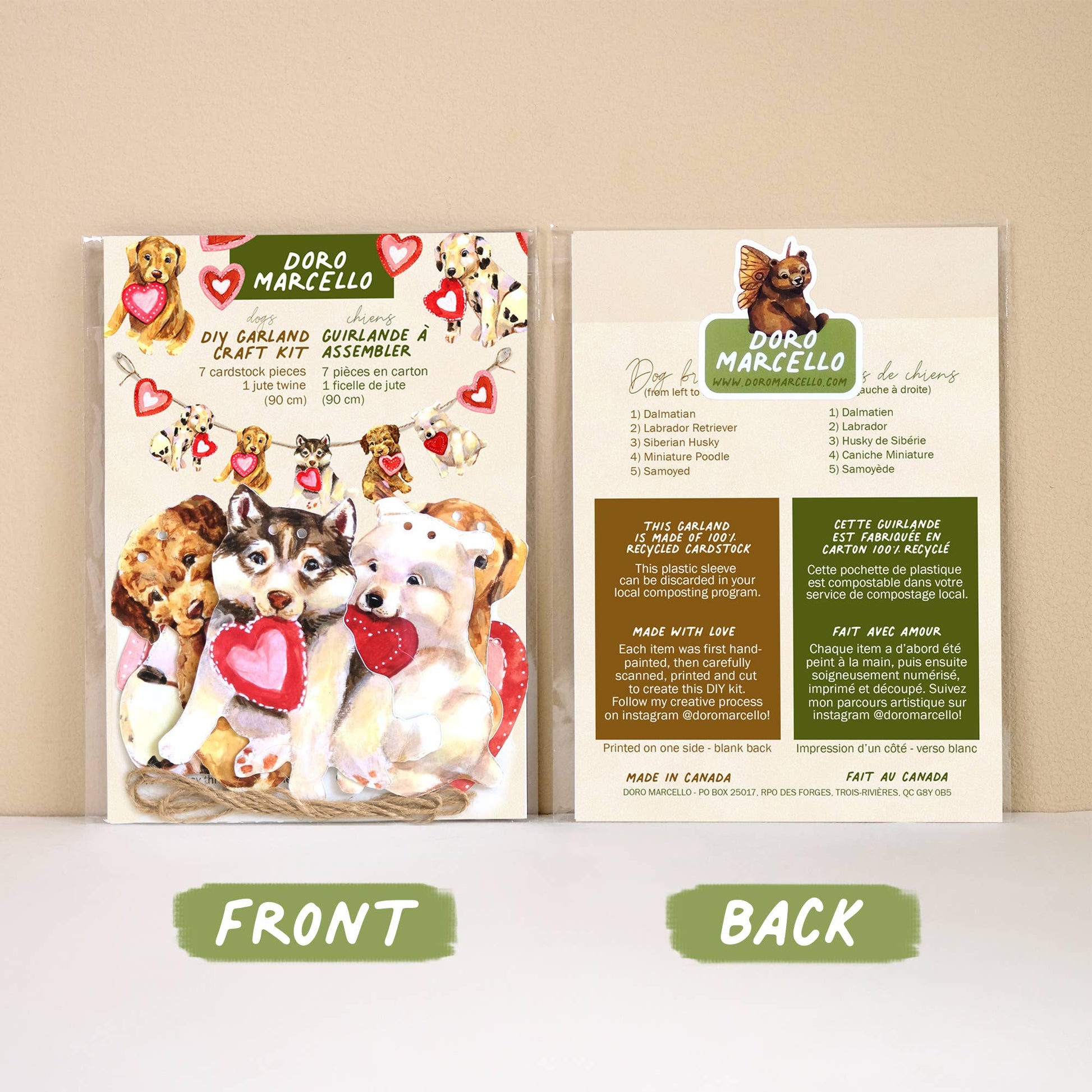 Dogs Paper Garland | DIY Garland Kit