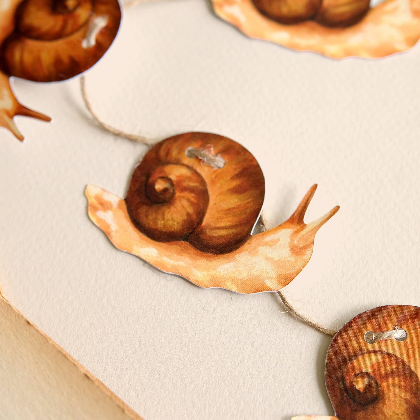 Snails Garland | DIY Paper Garland Kit