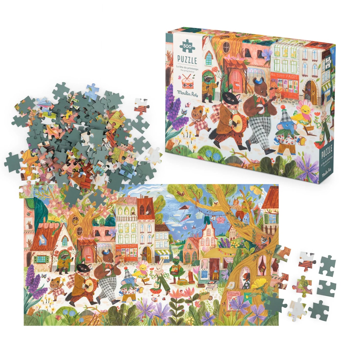 The Spring Festival Puzzle (500 pcs) | Les Minouchkas