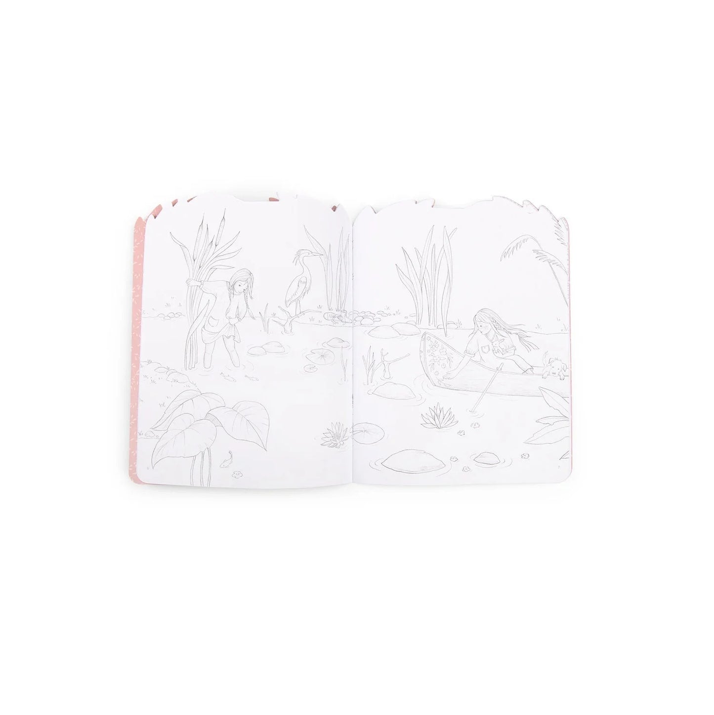 Colouring Book with 230 Stickers | Les Rosalies