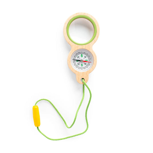 Portable Magnifying Glass with Compass