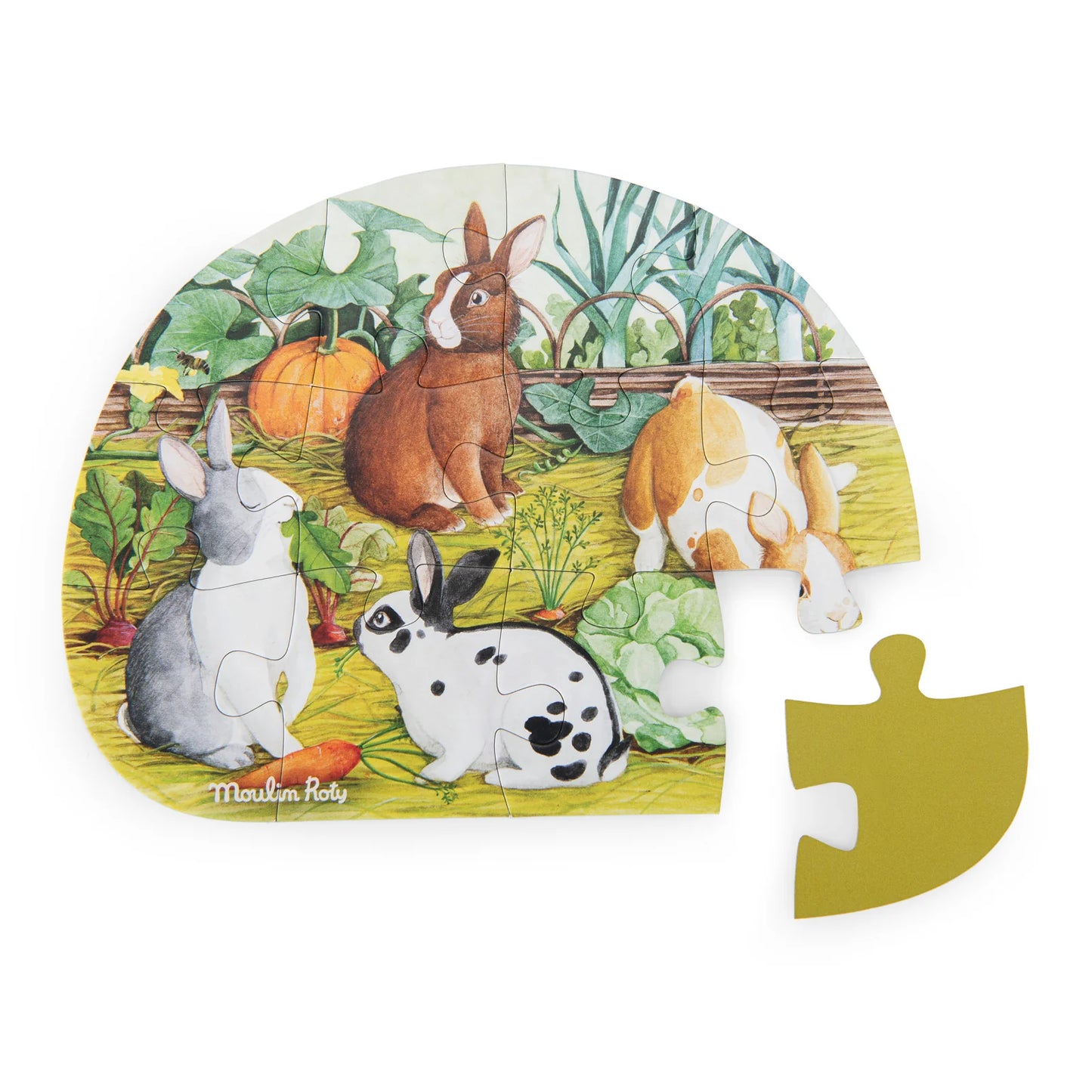 4 Mini Animal Puzzles (4 x 12pcs)