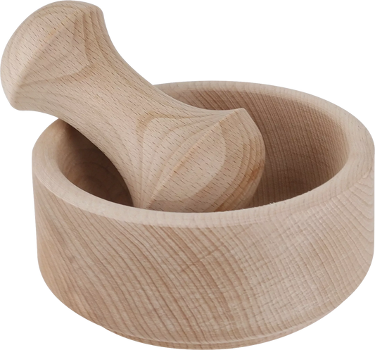 Mortar with pestle