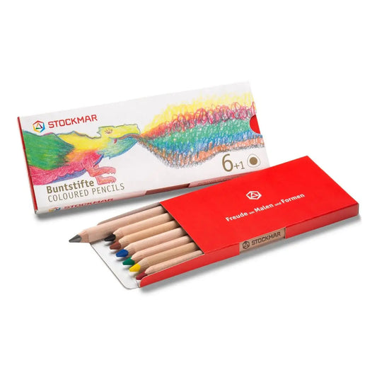 Stockmar Triangular Coloured Pencils  |  Set of 6 + 1